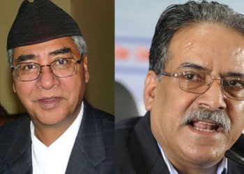 प्रम देउवा र माओवादी अध्यक्ष दाहालबीच बालुवाटारमा छलफल जारी