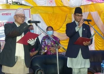 लुम्बिनी प्रदेशका नयाँ मुख्यमन्त्री नियूक्त केसीसहित सात मन्त्रिद्वारा सपथ