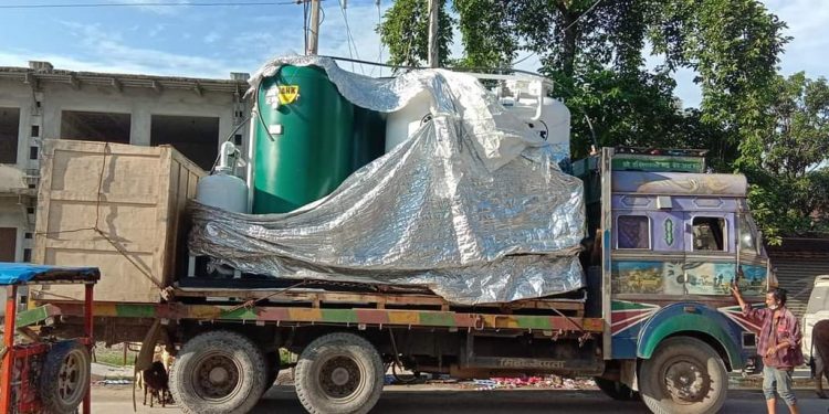 अब गजेन्द्रनारायण अस्पतालमा एक सातामै अक्सिजन प्लान्ट
