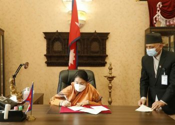 राष्ट्रपति विद्यादेवी भण्डारीले अध्यादेश बारे अध्ययन गर्नुपर्ने भन्दै समय मागेपछि