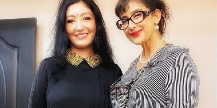 अभिनेत्री मनिषा कोइराला र पूर्वयुवराज्ञी हिमानी शाहबीच भेटघाट