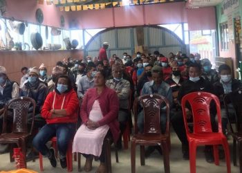 पाख्रिवासमा भेला गर्दै अधिवेशनमा हाेमियो धनकुटा काँग्रेस