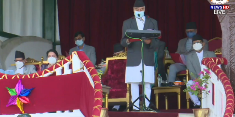 संविधानको सफल कार्यान्वयन र रक्षा गर्न सरकार प्रतिवद्ध रहेको : देउवा