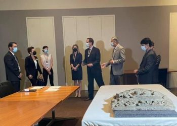 नेपालबाट चोरी भएको उमा महेश्वरको मूर्ति अमेरिाकाले फिर्ता