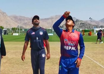 गुल्शन झाको राष्ट्रिय टिमबाट डेब्यु, टस हारेर नेपाल ब्याटिङ गर्दै