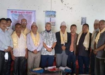 धनकुटा नगरका कांग्रेस वडा सभापतीहरुलाई सहमहामन्त्रीद्धारा सम्मान सहित बधाई