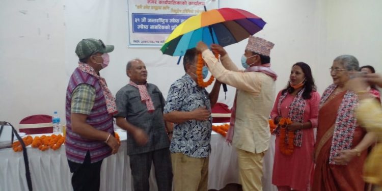 धरानमा यसरि मनाईयो अन्तराष्ट्रिय ज्येष्ठ नागरिक दिवस