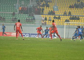 बंगलादेशसँग बराबरी खेल्दै नेपाल साफ च्याम्पियनसिप २०२१ को फाइनलमा प्रवेश