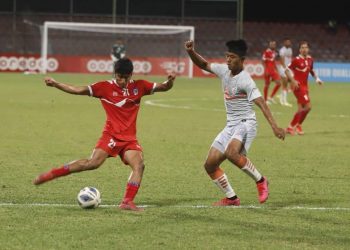 नेपाल भारतसँग १–० गोल अन्तरले पराजित