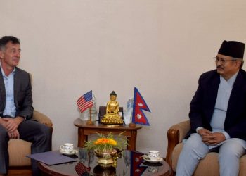 गृहमन्त्री खाण र अमेरिकी राजदूत बेरीबीच शिष्टाचार भेटघाट, दुई देशबीचको आपसी सम्बन्धबारे छलफल