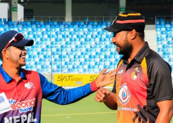 पपुवा न्युगिनीविरुद्ध टस जितेर पहिला ब्याटिङ गर्दै नेपाल