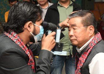 प्रेस युनियन सुनसरीको आयोजनामा पत्रकारहरुको निःशुल्क आँखा तथा कान परिक्षण सम्पन्न