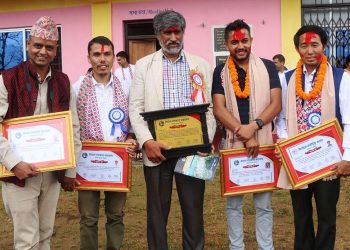 राससका अध्यक्ष झा प्रेस स्वतन्त्रता सेनानी सम्मान–२०७८ बाट सम्मानित