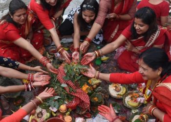 सप्तऋषिको पूजा गरी हरितालिकाको व्रत समापन