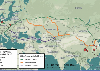 युरोपलाई चीनको रेल मार्गको दुविधा