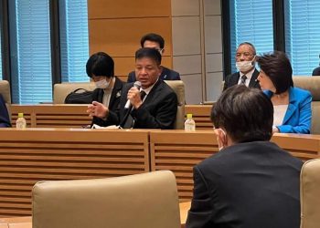 निर्वासित तिब्बती सरकार प्रमुखले गरे जापानी सांसदहरूलाई सम्बोधन