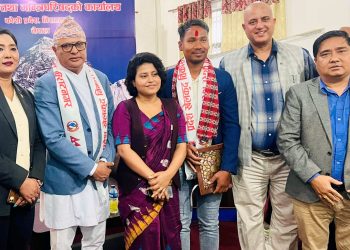 कोसी प्रदेशद्वारा पदक विजेता खेलाडीलाई सम्मान