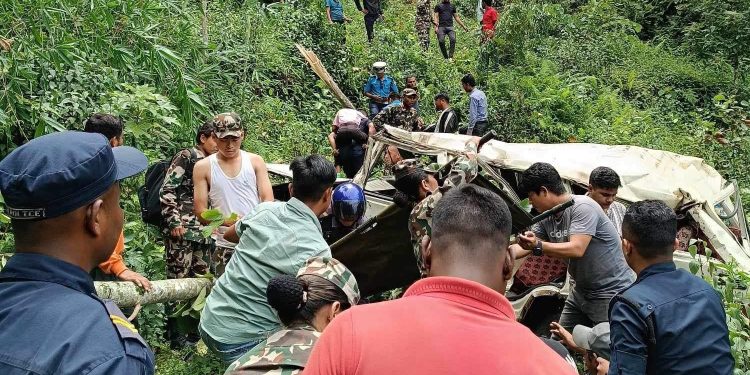 पाँचथरमा ट्याक्सी दुर्घटना हुँदा एकजनाको ज्यान गयो