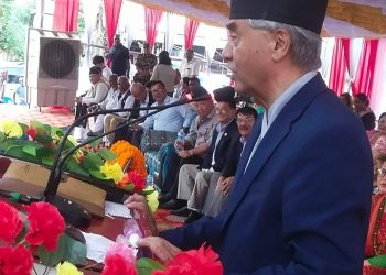 बिपिको निर्वाचन क्षेत्रमा सभापति देउवाले मनाए स्मृति दिवस