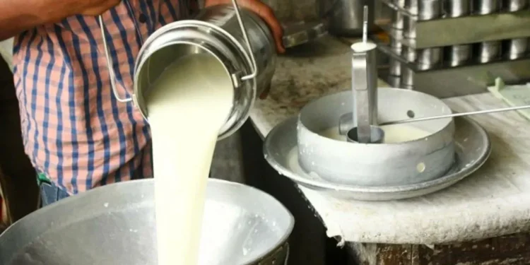 दूधको अनुदान कटौती गरेपछि किसानको विरोध