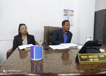 लेखा अधिकृत संग अनैतिक कृयाकलाप गर्ने प्रमुख प्रशासकिय अधिकृत राइलाई कार्वाहि गर्न मन्त्रालयमा सिफरीस