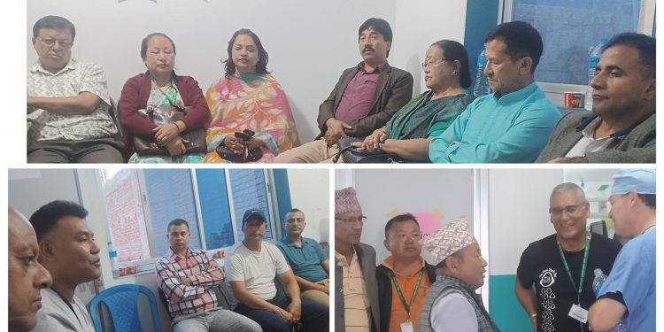 धनकुटामा संचालित निशुल्क स्वास्थ्य शिविरको अनुगमन र समिक्षा सम्पन्न