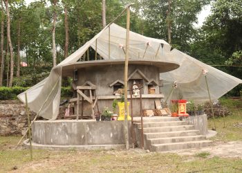 अत्रिश्वर शिव पाञ्चायन मन्दिर निर्माण ४२ फीट अग्लो शिवको प्रतिमा बनाइने