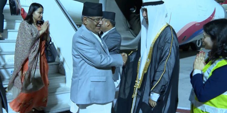 कोप-२८ मा भाग लिन प्रधानमन्त्री दाहाल दुबईमा