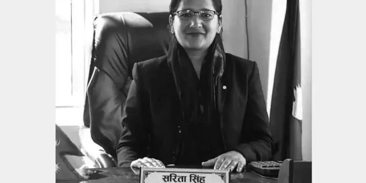भूकम्पमा नलगाड नगरपालिकाकी उपमेयर सरिता सिंहको मृत्यु, मृत्यु हुनेको संख्या ९२ पुग्यो