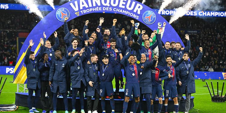 पिएसजीले जित्यो फ्रेन्च सुपर कपको उपाधि