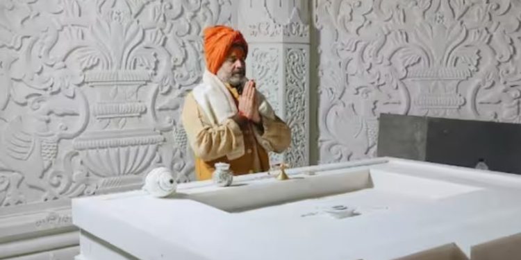 अयोध्याको राम मन्दिरको गर्भ गृहको तस्विर सार्बजनिक, यसरी हुदैँछ प्राण प्रतिष्ठा