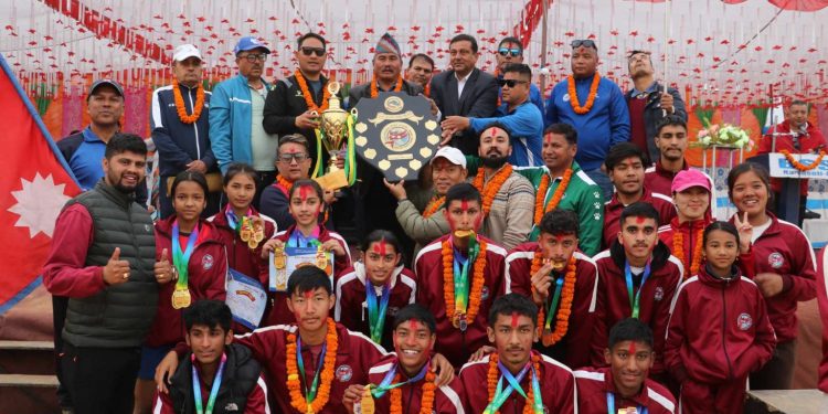 गण्डकी प्रदेश स्तरीय राष्ट्रपति रनिङ्गशिल्ड प्रतियोगिताको उपाधी कास्कीलाई