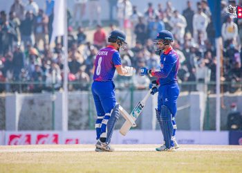 क्यानडालाई नेपालको २२५ रनको लक्ष्य