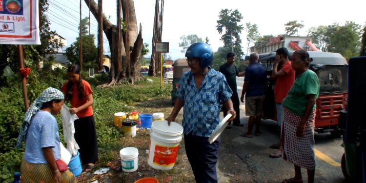 धरानमा खानेपानीको हाहाकार