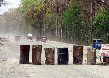 इटहरी-धरान सडक निर्माण सुस्त – दुर्घटना बढ्दो, यात्रुलाई सास्ती