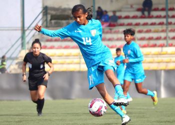 साफ यू–१६ महिला फुटबल: भुटानमाथि भारतको ७-० को फराकिलो जित
