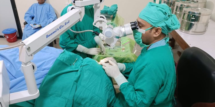 खोटाङमा निःशुल्क आँखा जाँच शिविर सञ्चालन