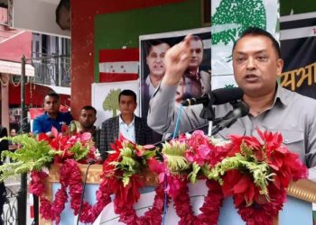 चुनाव अगाडिको गठबन्धन जनतालाई धोका : गगन थापा